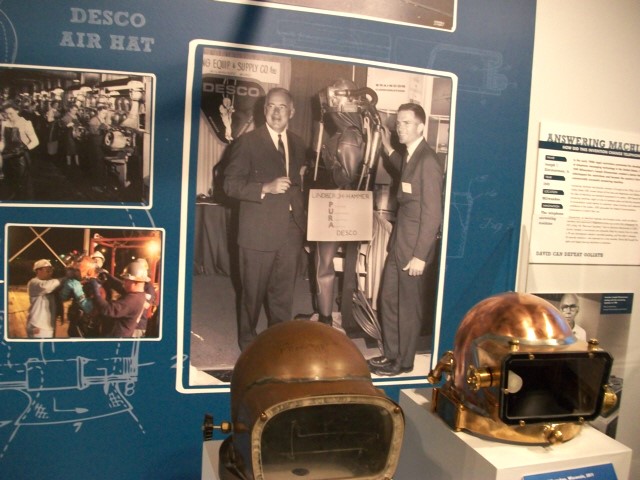 DESCO Air Hat and diving suit with Thomas Fifield