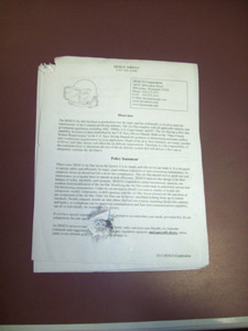 Air hat manual damaged during shipping