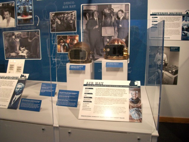 Wisconsin Historical Society Exhibit Desco Air Hat