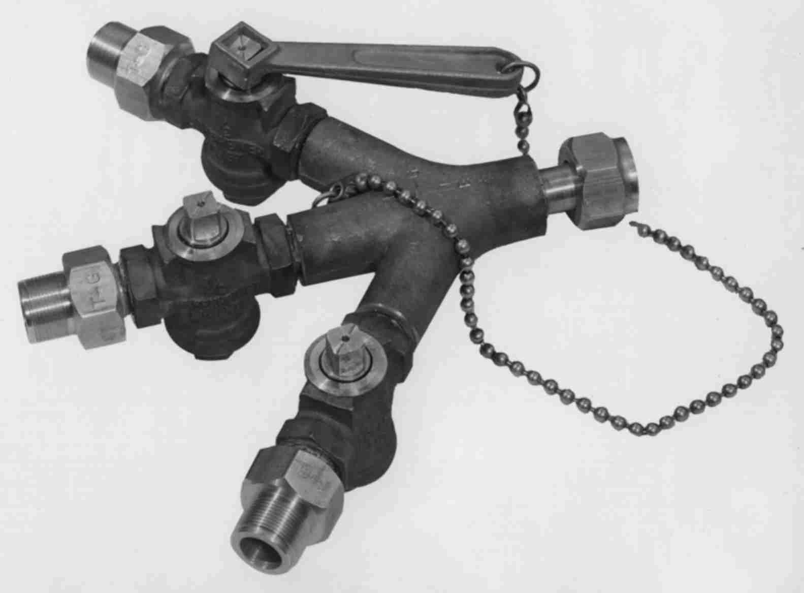 3 Way Manifold Air Valve Deep Sea Diving Fittings Underwater Diving