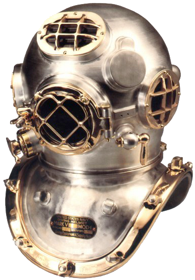 US Navy Mark V Divers Helmet