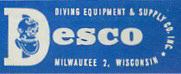 Desco Diving Equipment & Supply Co. Inc Milwaukee Wisconsin Square Blue Logo